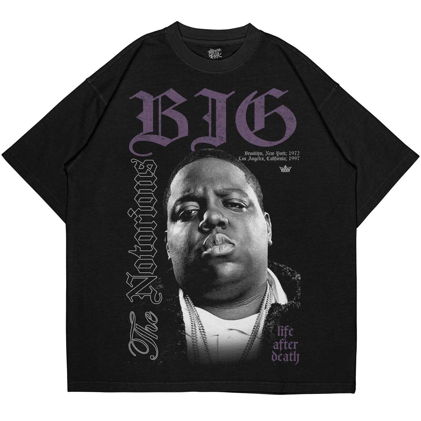 POLERA NEGRA NOTORIOS B.I.G.