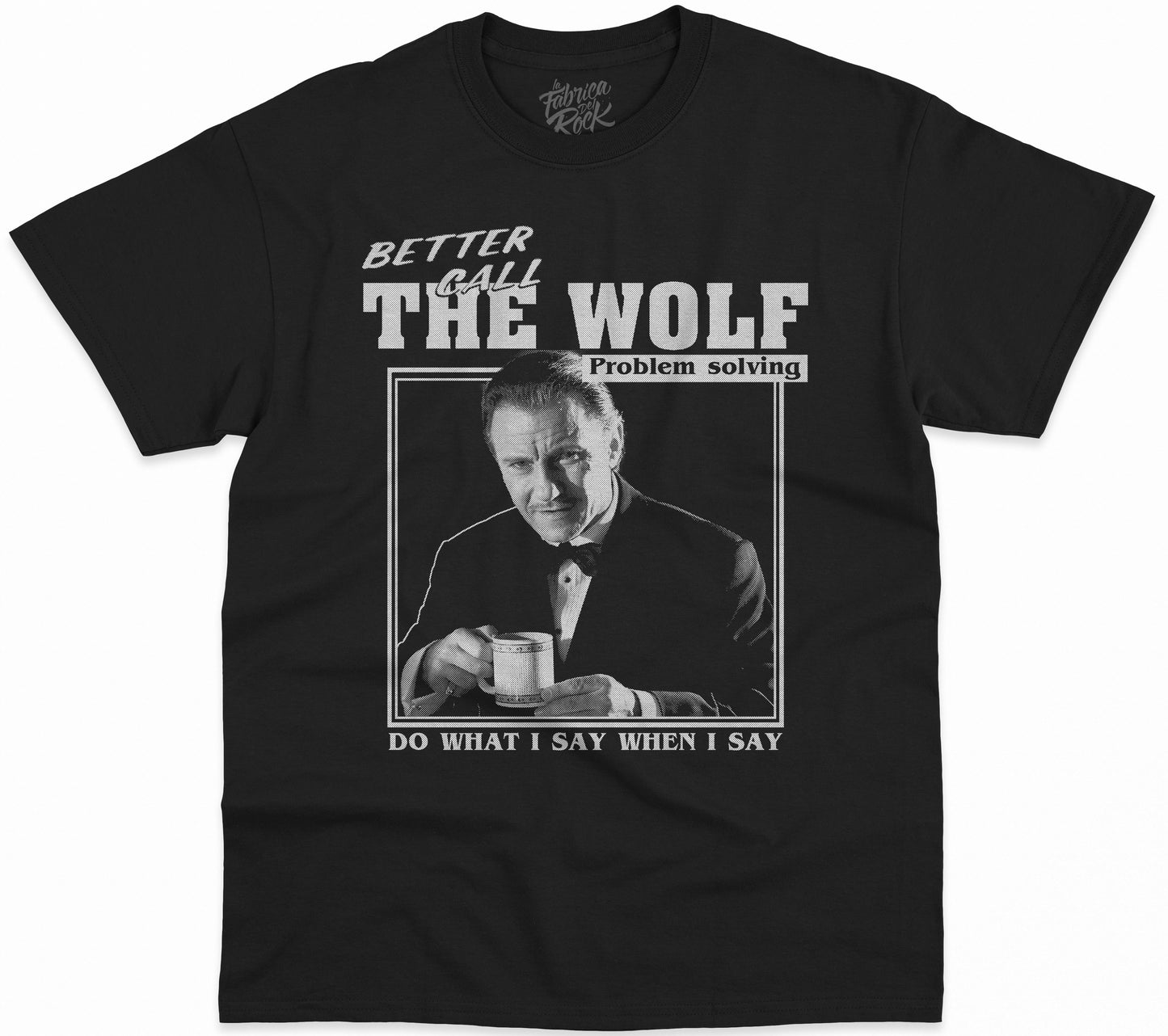 POLERA NEGRA BETTER CALL WOLF