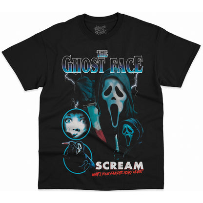 POLERA NEGRA GHOST FACE