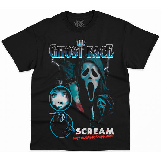 POLERA NEGRA GHOST FACE