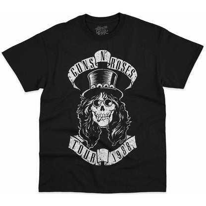 POLERA NEGRA SLASH TOUR 1988