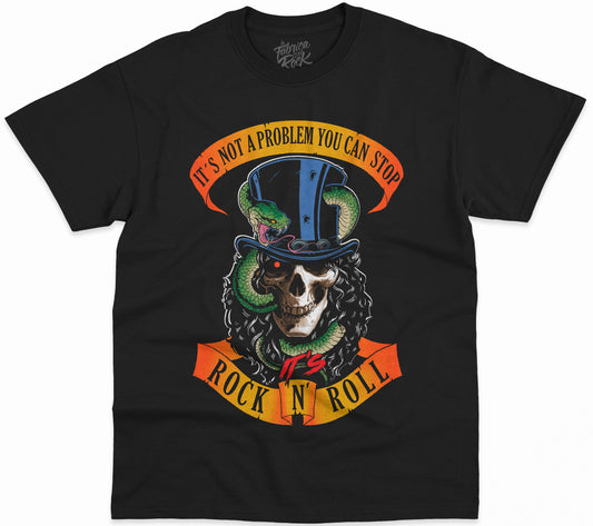 POLERA NEGRA SLASH IT'S ROCK N ROLL