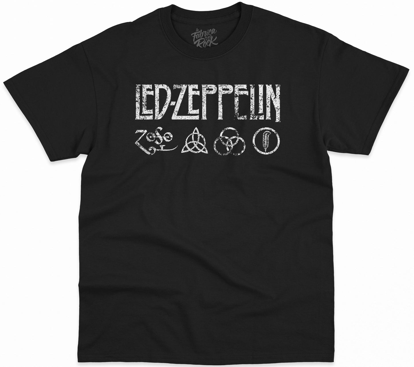 POLERA NEGRA ZEPPELIN LOGO