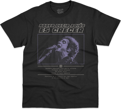 POLERA NEGRA CERATI ADIÓS